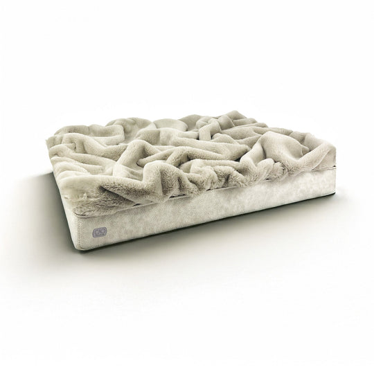 Soho Retreat in beige - elegant pet bed for stylish interiors, size XS-L, without frame, exclusively from CAO - Lifestyle for Pets