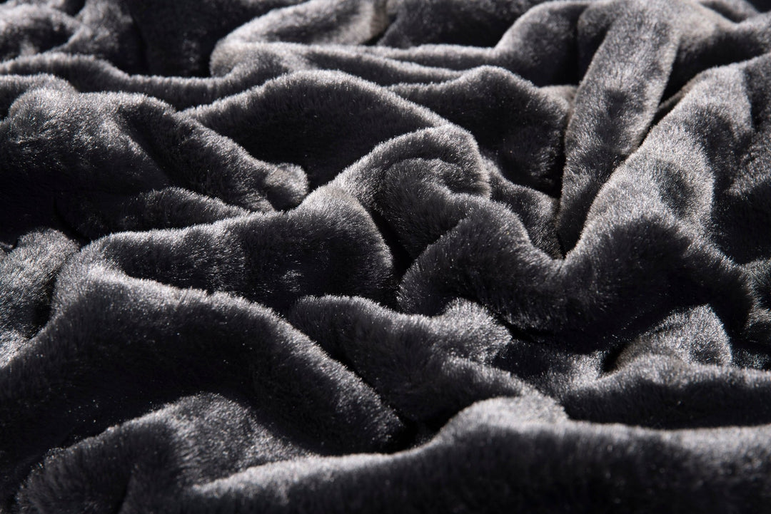 Soho Retreat in black - elegant pet bed for stylish interiors, size XS-L, with silver frame, exclusively from CAO - Lifestyle for Pets