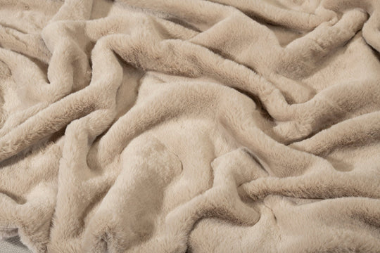 Luxury dog bed Soleil Nook in beige with gold frame - stylish interior for dogs & cats, size XS-L, high-quality design for your home